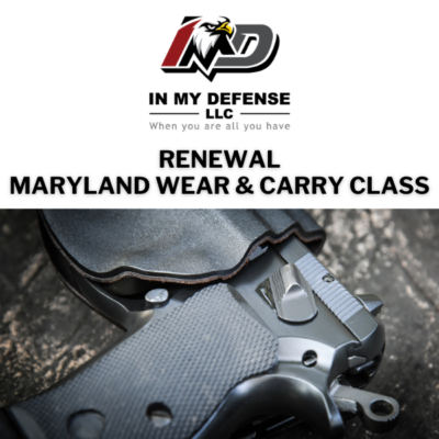 Maryland Wear and Carry (W and C) Renewal Class